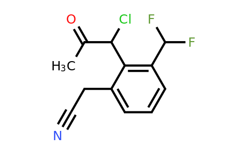 1804040-61-6 | 2-(1-Chloro-2-oxopropyl)-3-(difluoromethyl)phenylacetonitrile