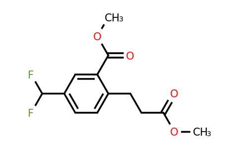 1804040-68-3 | Methyl 5-(difluoromethyl)-2-(3-methoxy-3-oxopropyl)benzoate