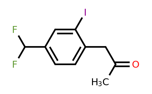1804040-84-3 | 1-(4-(Difluoromethyl)-2-iodophenyl)propan-2-one