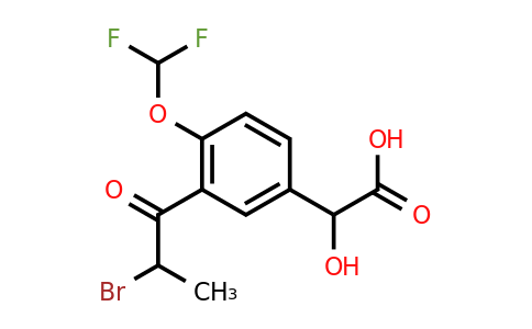 1804042-12-3 | 3-(2-Bromopropanoyl)-4-(difluoromethoxy)mandelic acid