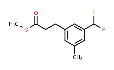 1804042-17-8 | Methyl 3-(difluoromethyl)-5-methylphenylpropanoate