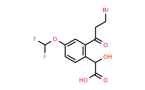1804042-19-0 | 2-(3-Bromopropanoyl)-4-(difluoromethoxy)mandelic acid