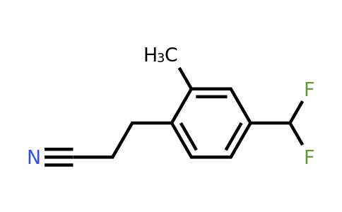 1804042-22-5 | 4-(Difluoromethyl)-2-methylphenylpropanenitrile