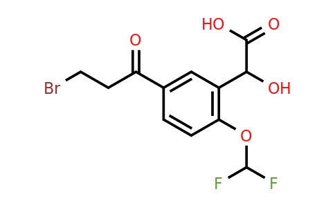 1804042-23-6 | 5-(3-Bromopropanoyl)-2-(difluoromethoxy)mandelic acid