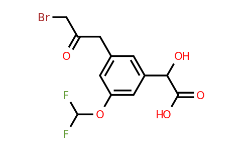 1804042-35-0 | 3-(3-Bromo-2-oxopropyl)-5-(difluoromethoxy)mandelic acid