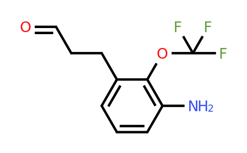 1804042-73-6 | 3-(3-Amino-2-(trifluoromethoxy)phenyl)propanal