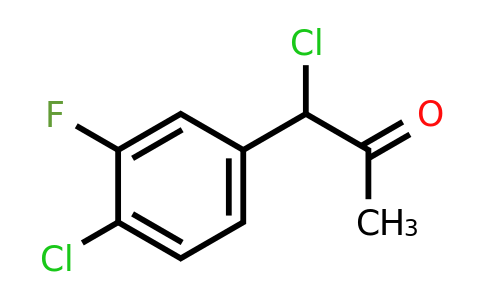 1804043-17-1 | 1-Chloro-1-(4-chloro-3-fluorophenyl)propan-2-one