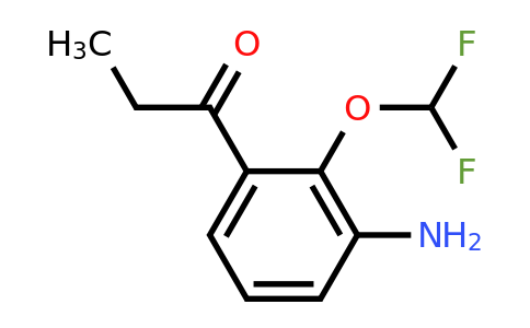 1804043-18-2 | 1-(3-Amino-2-(difluoromethoxy)phenyl)propan-1-one