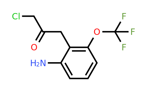 1804043-19-3 | 1-(2-Amino-6-(trifluoromethoxy)phenyl)-3-chloropropan-2-one
