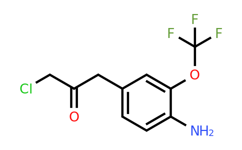 1804043-24-0 | 1-(4-Amino-3-(trifluoromethoxy)phenyl)-3-chloropropan-2-one