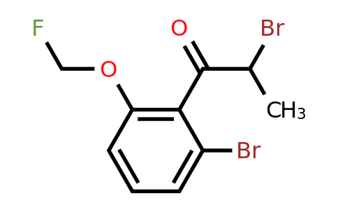 1804043-33-1 | 2-Bromo-1-(2-bromo-6-(fluoromethoxy)phenyl)propan-1-one