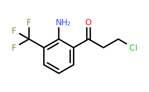 1804043-35-3 | 1-(2-Amino-3-(trifluoromethyl)phenyl)-3-chloropropan-1-one