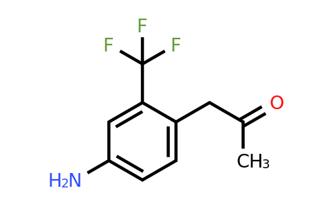 1804043-37-5 | 1-(4-Amino-2-(trifluoromethyl)phenyl)propan-2-one