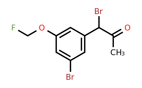 1804043-39-7 | 1-Bromo-1-(3-bromo-5-(fluoromethoxy)phenyl)propan-2-one