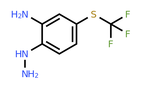 1804043-51-3 | 2-Hydrazinyl-5-(trifluoromethylthio)aniline