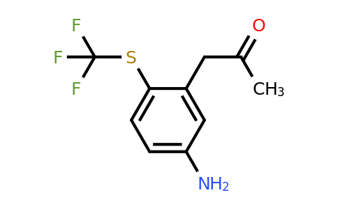1804043-59-1 | 1-(5-Amino-2-(trifluoromethylthio)phenyl)propan-2-one