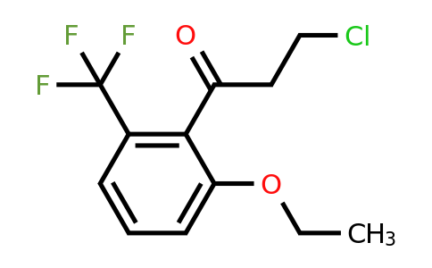 1804043-94-4 | 3-Chloro-1-(2-ethoxy-6-(trifluoromethyl)phenyl)propan-1-one