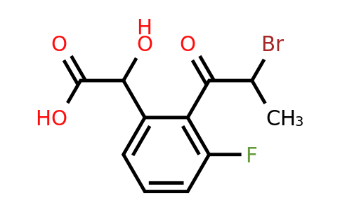 1804046-49-8 | 2-(2-Bromopropanoyl)-3-fluoromandelic acid