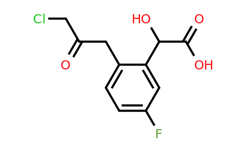 1804047-06-0 | 2-(3-Chloro-2-oxopropyl)-5-fluoromandelic acid