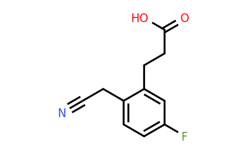 1804047-27-5 | 2-(2-Carboxyethyl)-4-fluorophenylacetonitrile