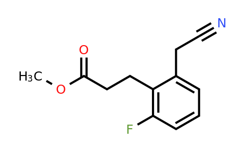 1804047-38-8 | Methyl 3-(2-(cyanomethyl)-6-fluorophenyl)propanoate