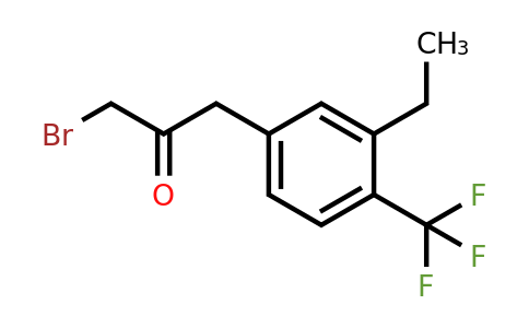 1804047-51-5 | 1-Bromo-3-(3-ethyl-4-(trifluoromethyl)phenyl)propan-2-one