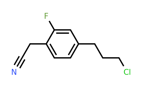 1804047-78-6 | 4-(3-Chloropropyl)-2-fluorophenylacetonitrile