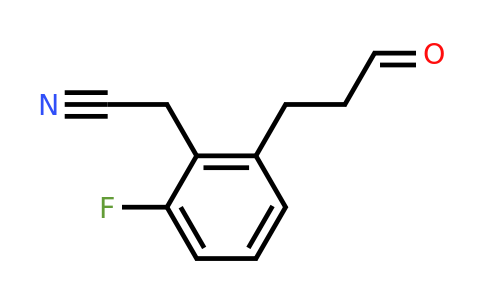 1804048-00-7 | 2-Fluoro-6-(3-oxopropyl)phenylacetonitrile