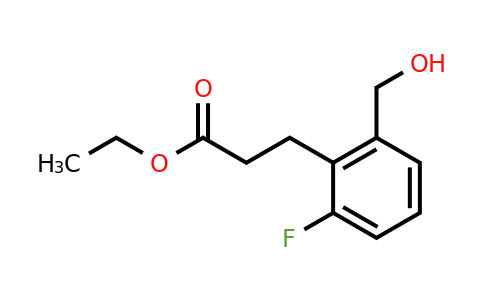 1804048-15-4 | Ethyl 3-(2-fluoro-6-(hydroxymethyl)phenyl)propanoate