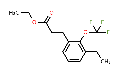 1804048-73-4 | Ethyl 3-(3-ethyl-2-(trifluoromethoxy)phenyl)propanoate