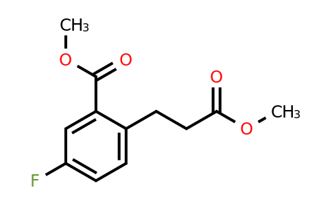 1804048-88-1 | Methyl 5-fluoro-2-(3-methoxy-3-oxopropyl)benzoate