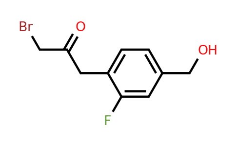 1804049-12-4 | 1-Bromo-3-(2-fluoro-4-(hydroxymethyl)phenyl)propan-2-one