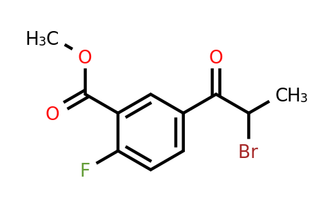 1804049-46-4 | Methyl 5-(2-bromopropanoyl)-2-fluorobenzoate