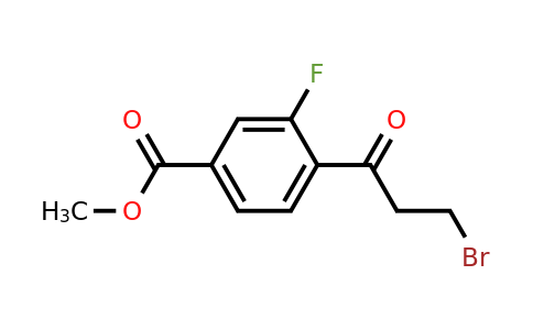 1804049-59-9 | Methyl 4-(3-bromopropanoyl)-3-fluorobenzoate
