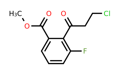 1804049-74-8 | Methyl 2-(3-chloropropanoyl)-3-fluorobenzoate