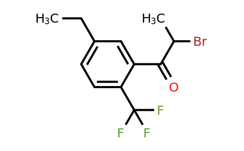 1804050-55-2 | 2-Bromo-1-(5-ethyl-2-(trifluoromethyl)phenyl)propan-1-one
