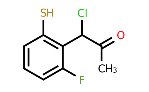 1804051-09-9 | 1-Chloro-1-(2-fluoro-6-mercaptophenyl)propan-2-one