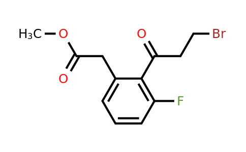 1804051-10-2 | Methyl 2-(3-bromopropanoyl)-3-fluorophenylacetate