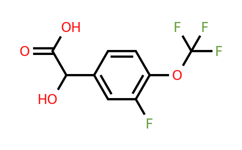 1804051-80-6 | 3-Fluoro-4-(trifluoromethoxy)mandelic acid