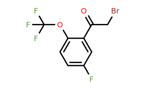 1804051-88-4 | 5'-Fluoro-2'-(trifluoromethoxy)phenacyl bromide