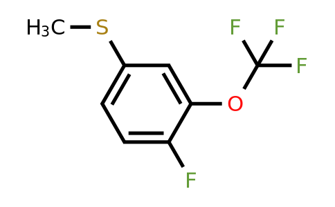 1804051-94-2 | 4-Fluoro-3-(trifluoromethoxy)thioanisole