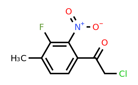 1804052-22-9 | 3'-Fluoro-4'-methyl-2'-nitrophenacyl chloride