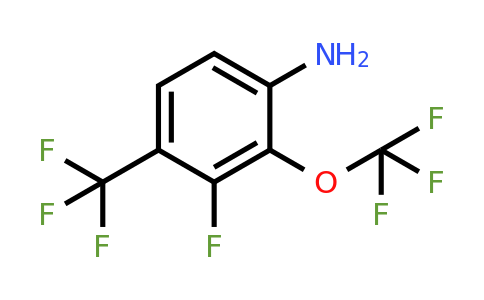 1804052-23-0 | 3-Fluoro-2-trifluoromethoxy-4-(trifluoromethyl)aniline
