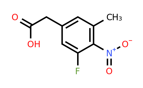 1804052-50-3 | 3-Fluoro-5-methyl-4-nitrophenylacetic acid