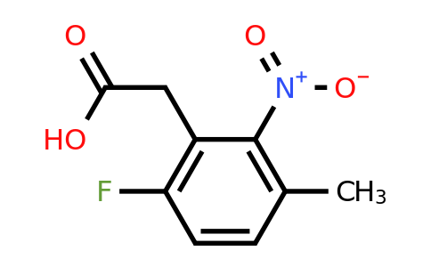 1804052-54-7 | 6-Fluoro-3-methyl-2-nitrophenylacetic acid