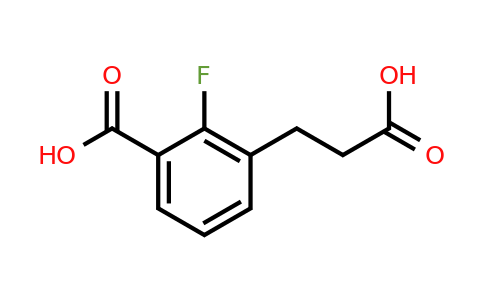 1804052-71-8 | 3-(2-Carboxyethyl)-2-fluorobenzoic acid