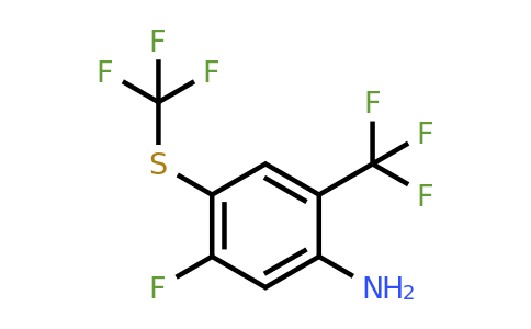 1804053-52-8 | 5-Fluoro-2-trifluoromethyl-4-(trifluoromethylthio)aniline