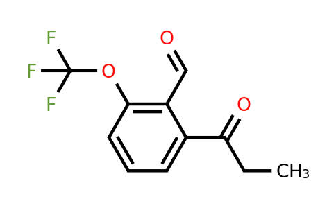 1804054-72-5 | 2-Propionyl-6-(trifluoromethoxy)benzaldehyde
