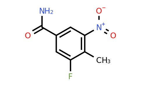 1804054-81-6 | 3-Fluoro-4-methyl-5-nitrobenzamide