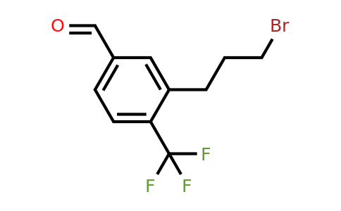 1804055-30-8 | 3-(3-Bromopropyl)-4-(trifluoromethyl)benzaldehyde